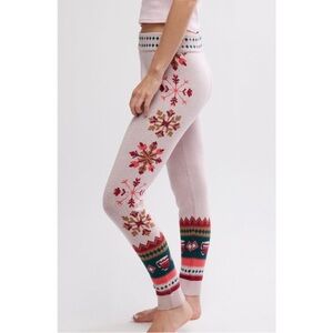 NEW Free People Falala Leggings Snowy Tips M